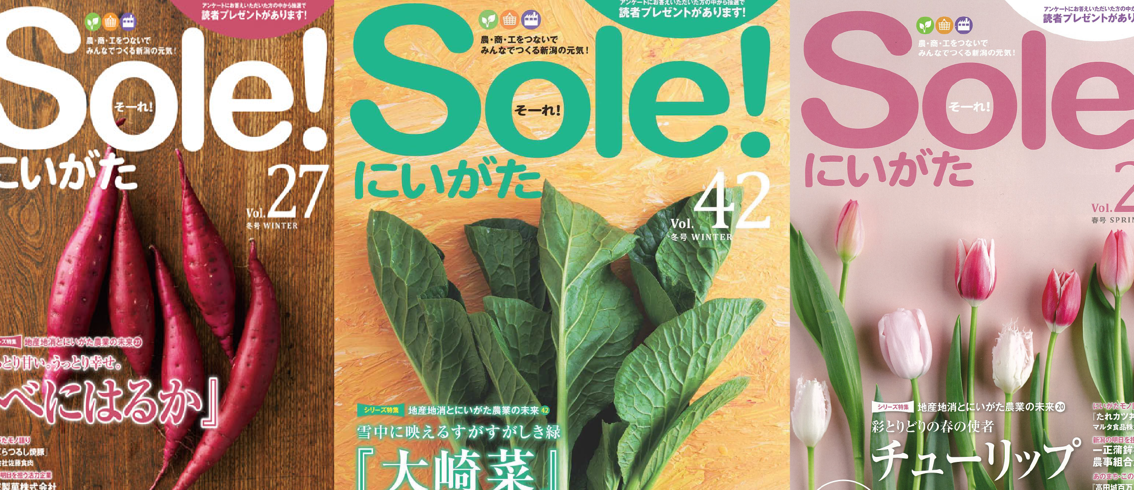 JAバンク新潟県信連様／農・商・工をつないでみんなでつくる新潟の元気！「Sole!にいがた」